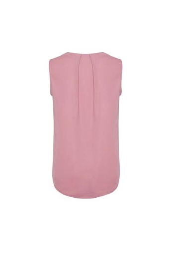 Picture of Biz Corporates Ladies Estelle Sleeveless Pleat Blouse